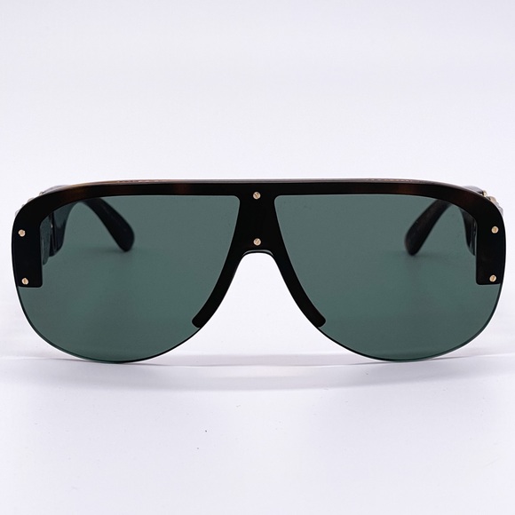 NEW VERSACE VE4391 5317/71 HAVANA SHIELD UNISEX SUNGLASSES VERSACE VE 4391 main image 11